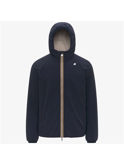 Giacca Jack st warm double uomo col. Blue Beige K-WAY | JACK ST WARM DOUBLEBBC